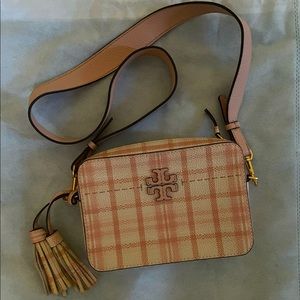 New Tory Burch Leather Camera Bag